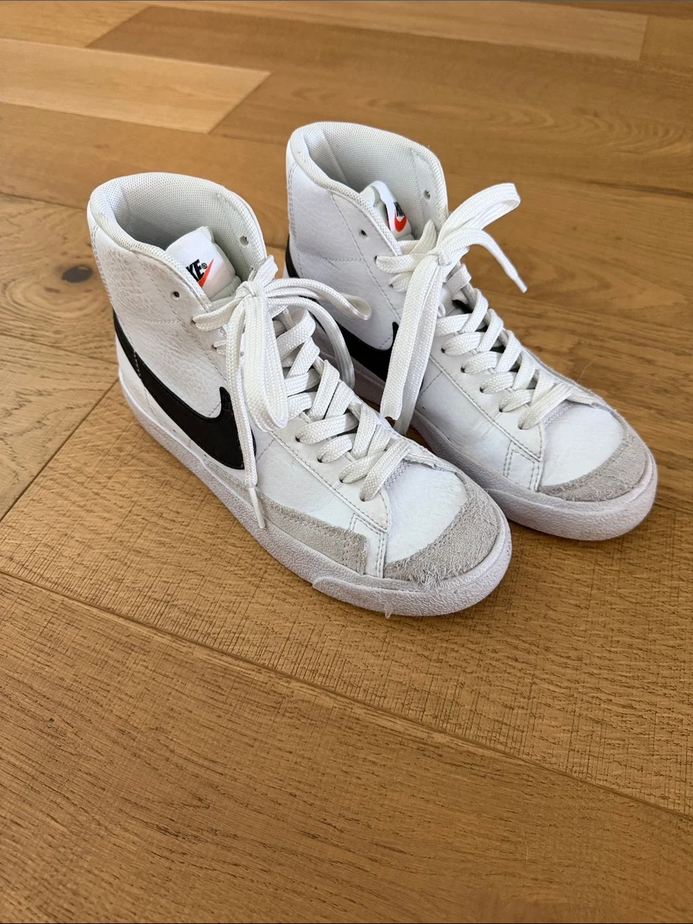 Nike Youth White Nike Blazers
